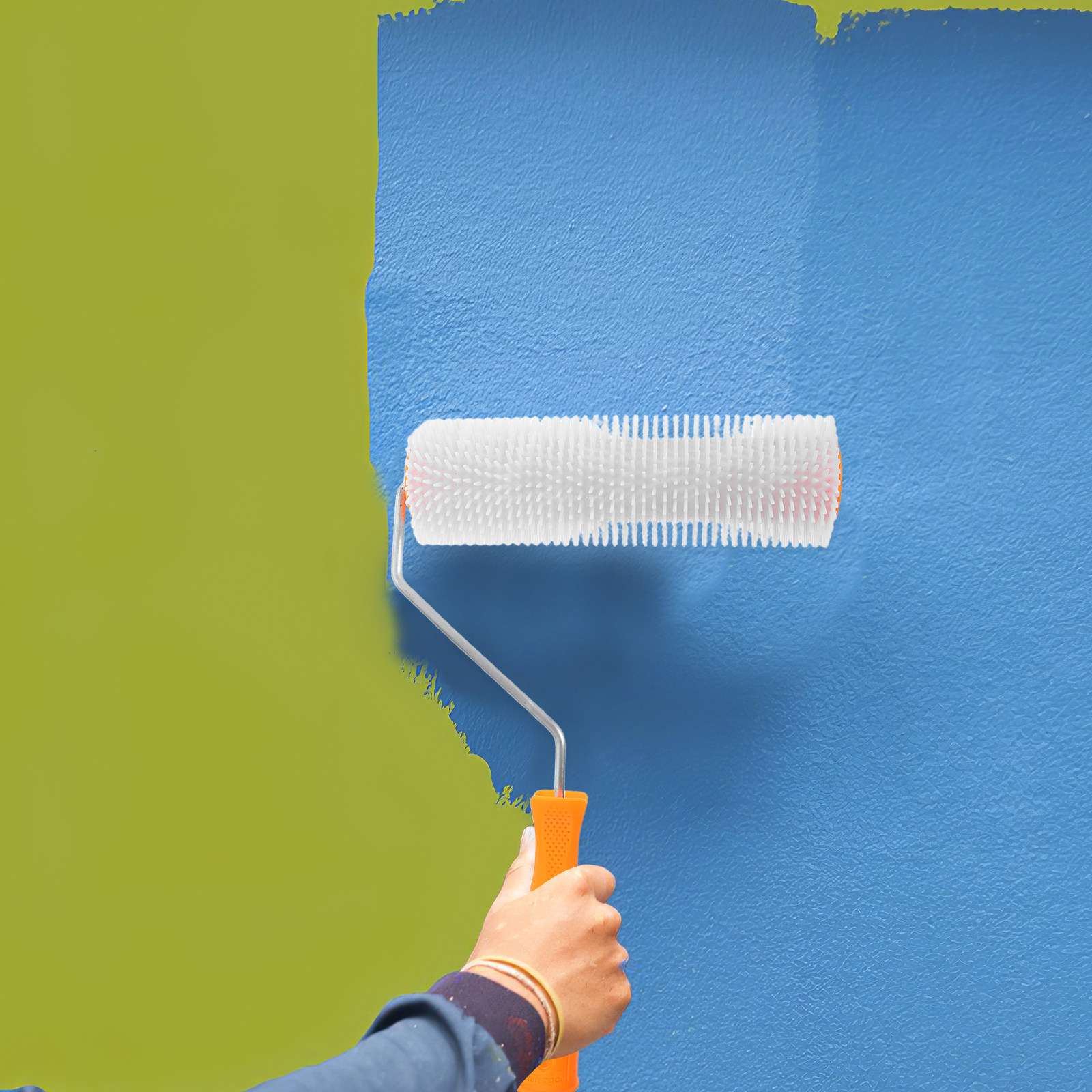 Air Bubble Remover - Spike Roller Cement Screeding Tool Professional