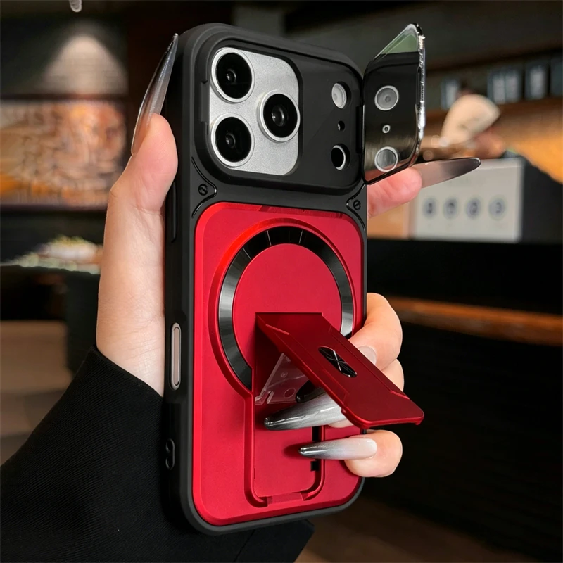 Fold Stand Magnetic Armor Case - огляд і ціна Camera Lens Protector