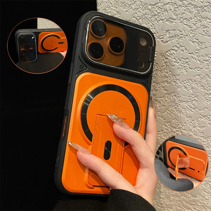 Fold Stand Magnetic Armor Case - огляд і ціна Camera Lens Protector